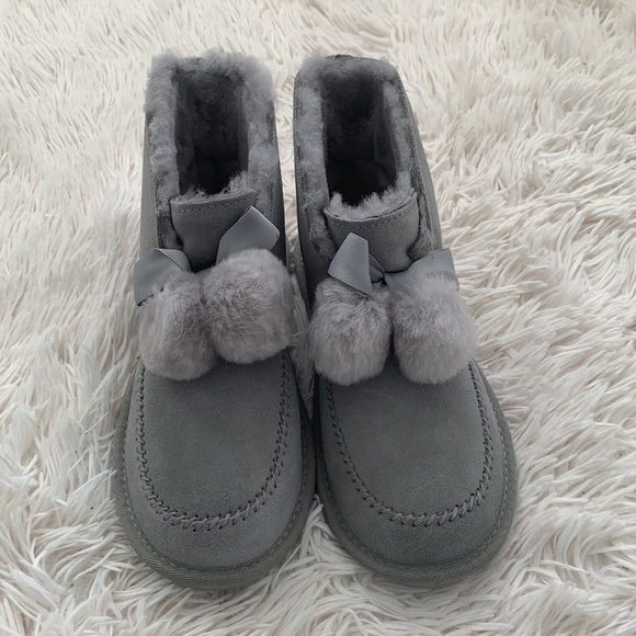 UGG Kallen genuine shearling line bootie slipper - Picture 3 of 15